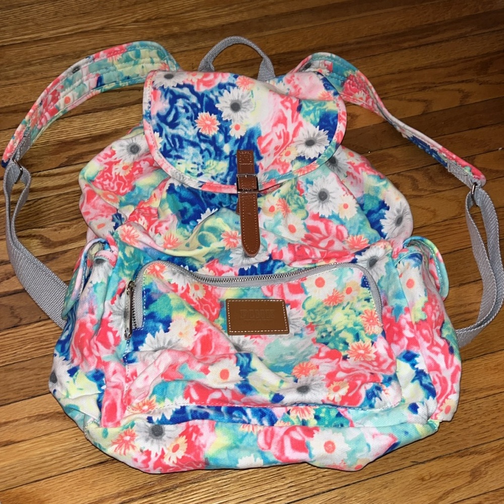 Women’s VICTORIA’S Secret PINK Limited Edition flower power backpack